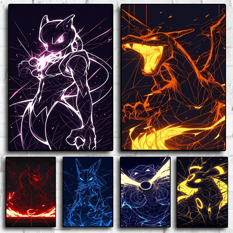 Canvas Wall Art Pokemon Chariz - Photography By recension och pris