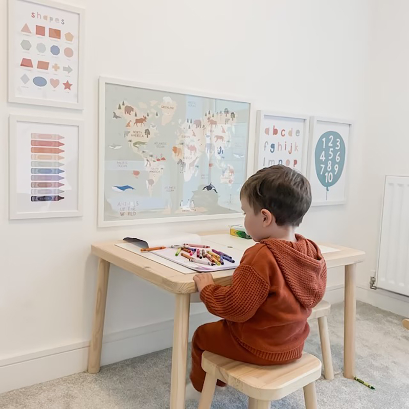 Education Poster Animal World  - Photography Font recension och pris