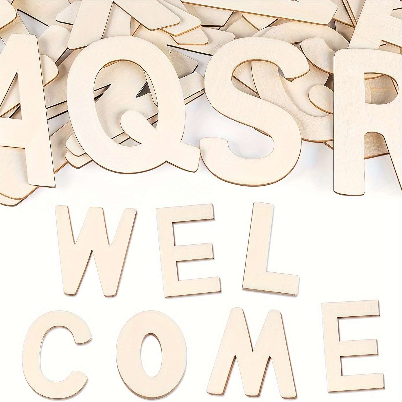 26pcs Wooden Letters Wood Alph - Photography Font recension och pris