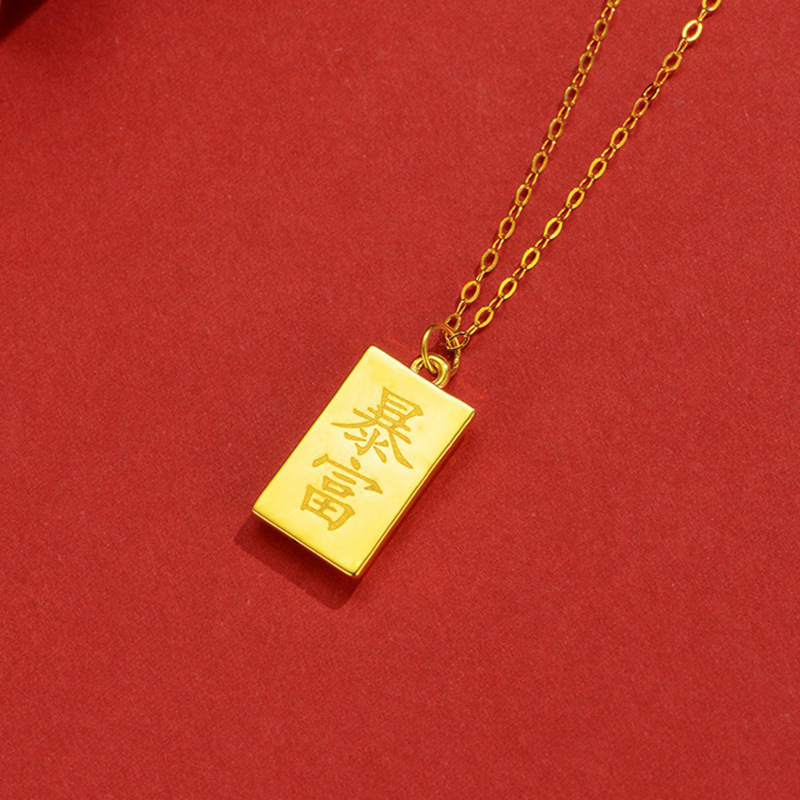 Women Get Rich Gold Brick Pend - Photography Yellow recension och pris