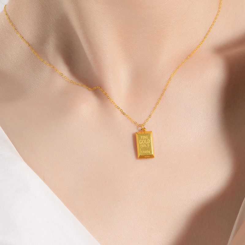 Women Get Rich Gold Brick Pend - Photography Yellow recension och pris