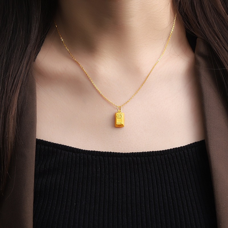 Women Get Rich Gold Brick Pend - Photography Yellow recension och pris