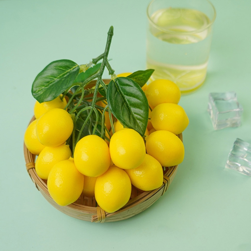 Artificial Lemons String, Vivi - Photography Yellow recension och pris