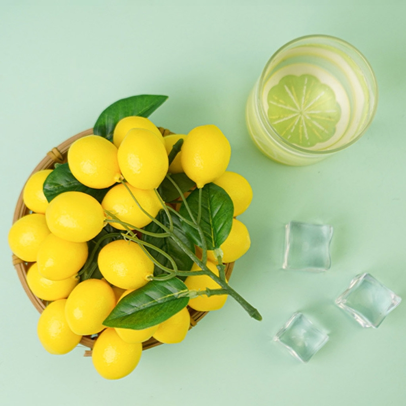 Artificial Lemons String, Vivi - Photography Yellow recension och pris