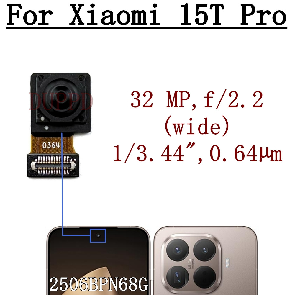 Front Rear Camera For Xiaomi 1 - Photography Kit Xiaomi 15T Pro recension och pris