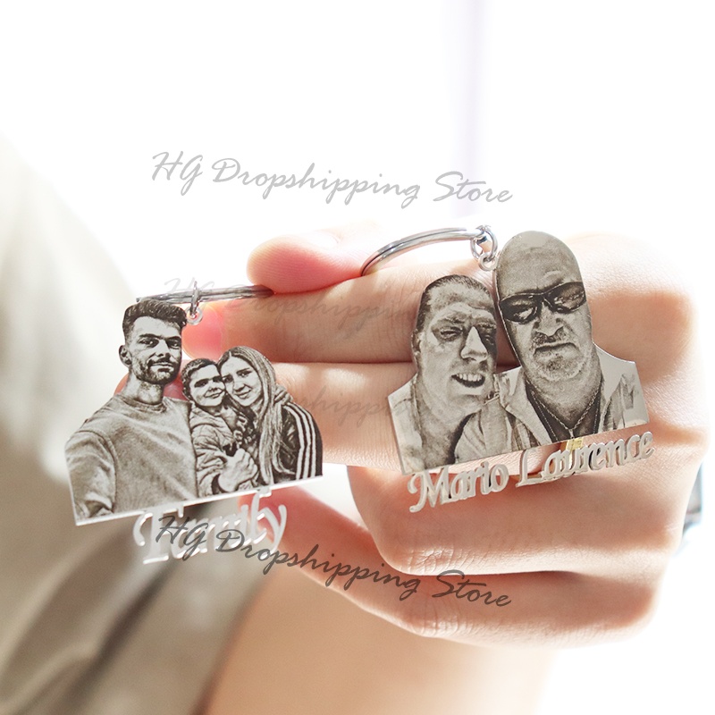 Personalized Baby Photo Keycha - Photography Yellow recension och pris