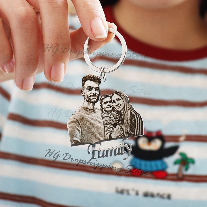 Personalized Baby Photo Keycha - Photography Yellow recension och pris