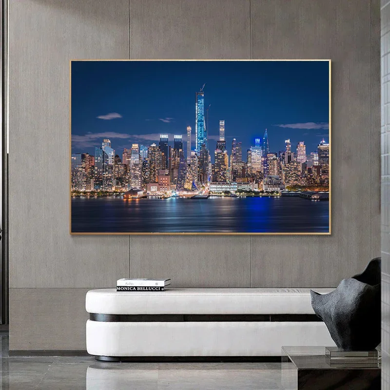 New York Skyline Night Landsca - Photography New York recension och pris
