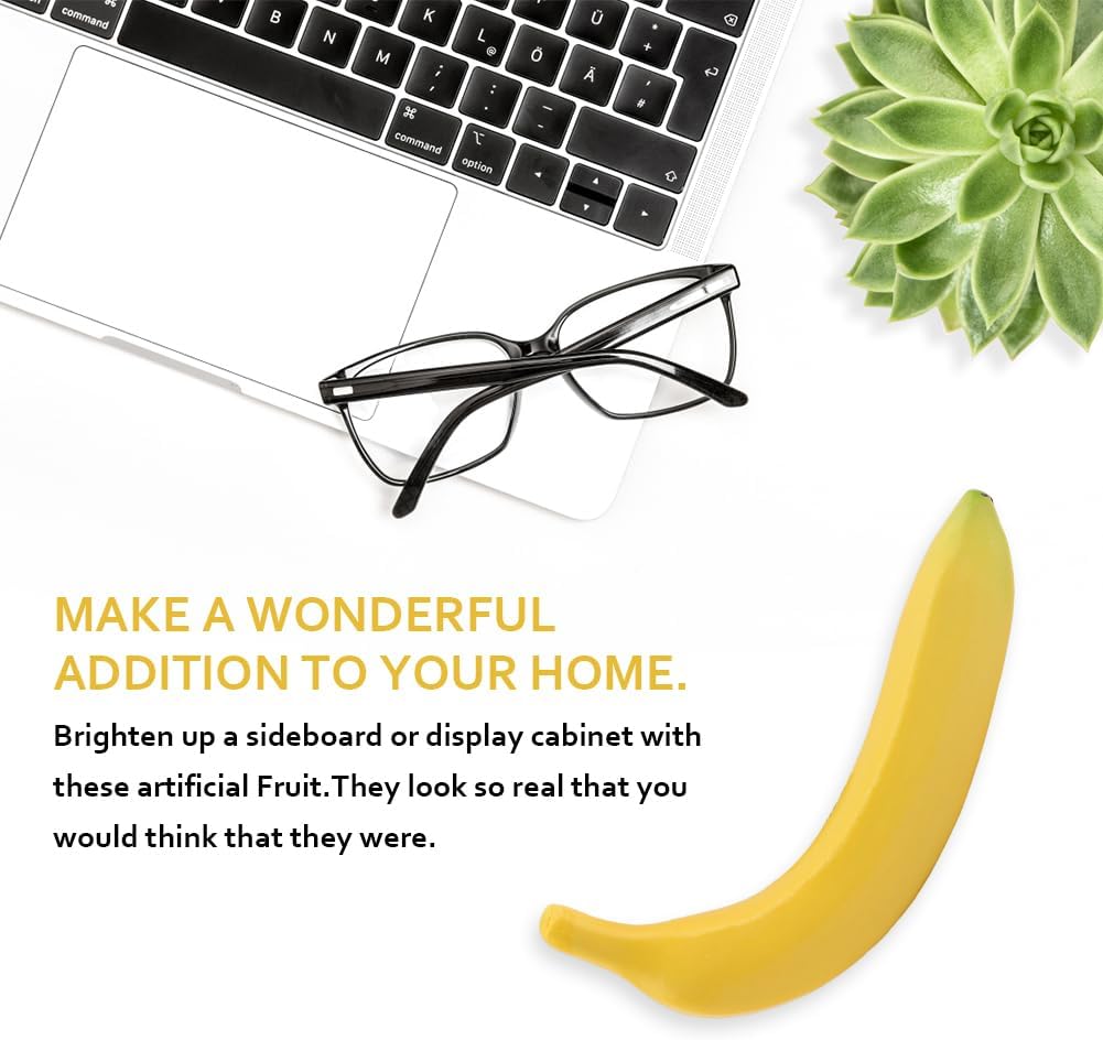 Artificial Yellow Bananas Life - Photography Yellow recension och pris