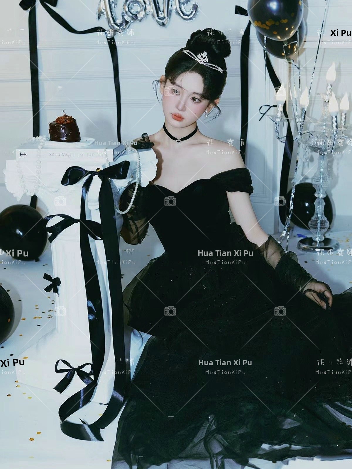 Black Gown Vintage Hepburn Sty - Photography Vintage recension och pris