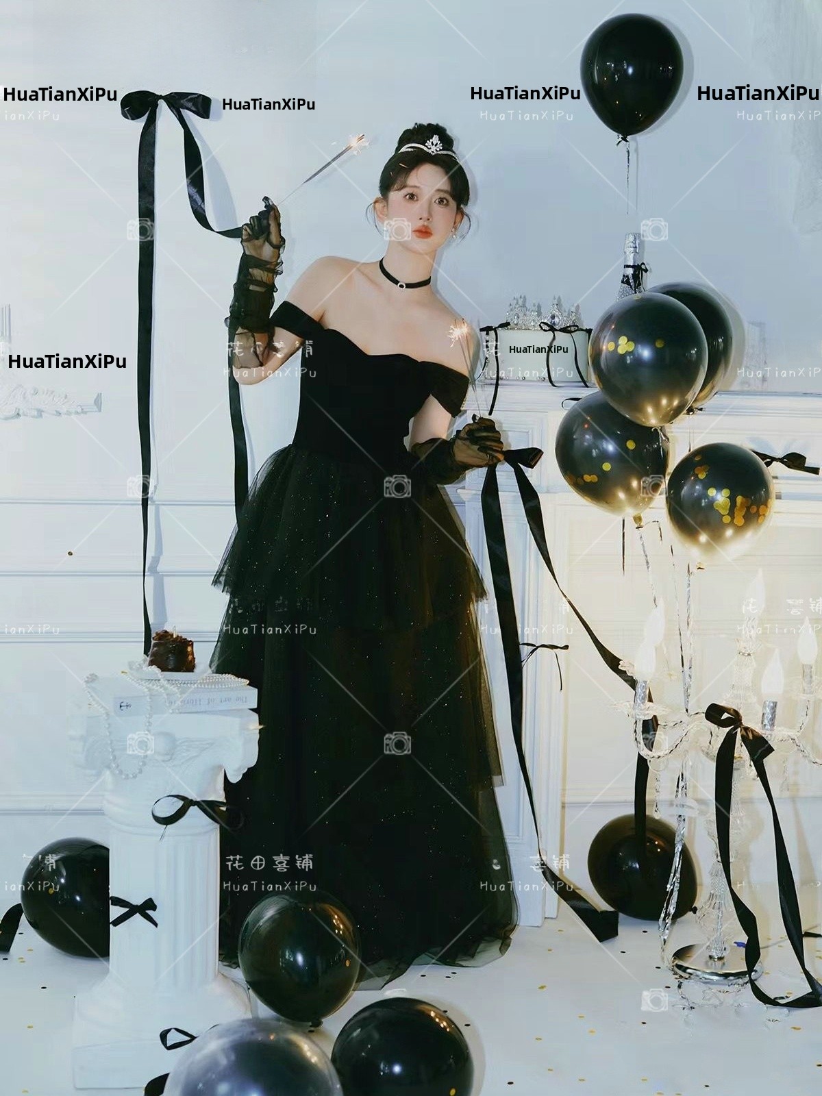Black Gown Vintage Hepburn Sty - Photography Vintage recension och pris