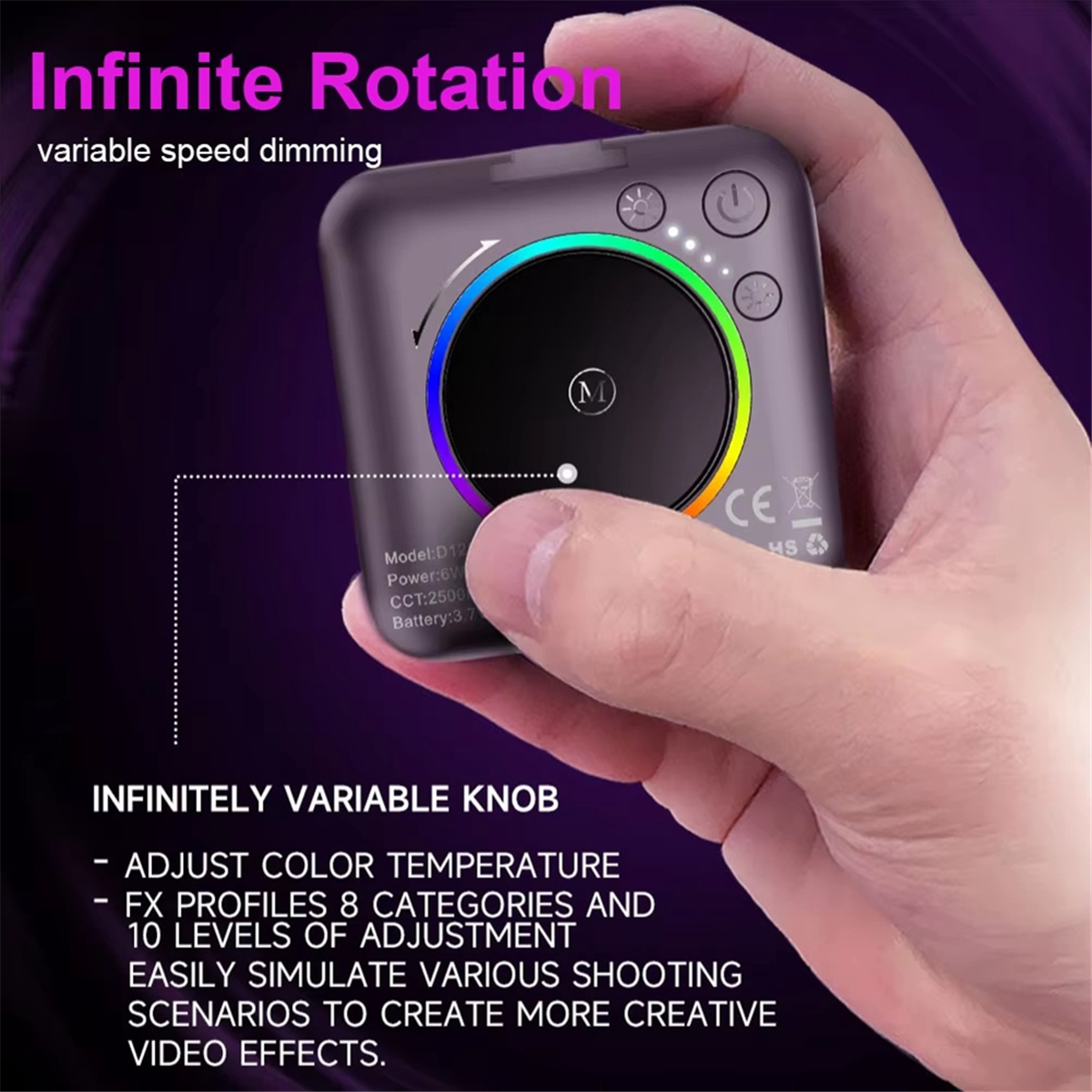 NEW_Mini Pocket RGB Fill Light - Photography Videos recension och pris