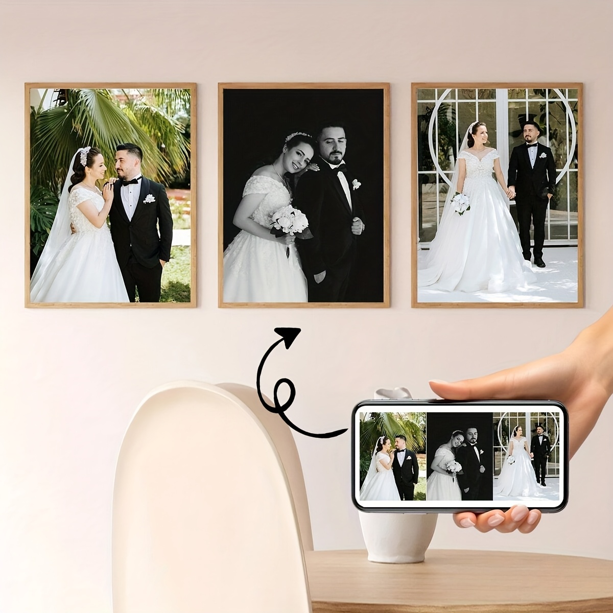 3pcs/set Custom Square Canvas  - Photography Course recension och pris