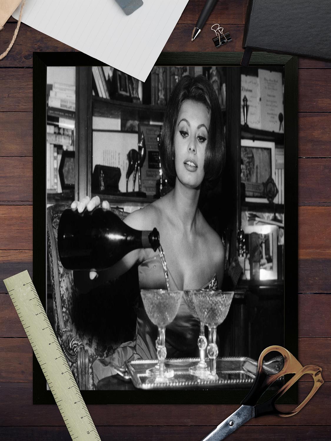 sophia loren Canvas Art Poster - Photography Hobby recension och pris
