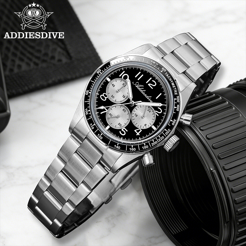 ADDIESDIVE New Men Watch 0S20  - Intervalometer Timer recension och pris