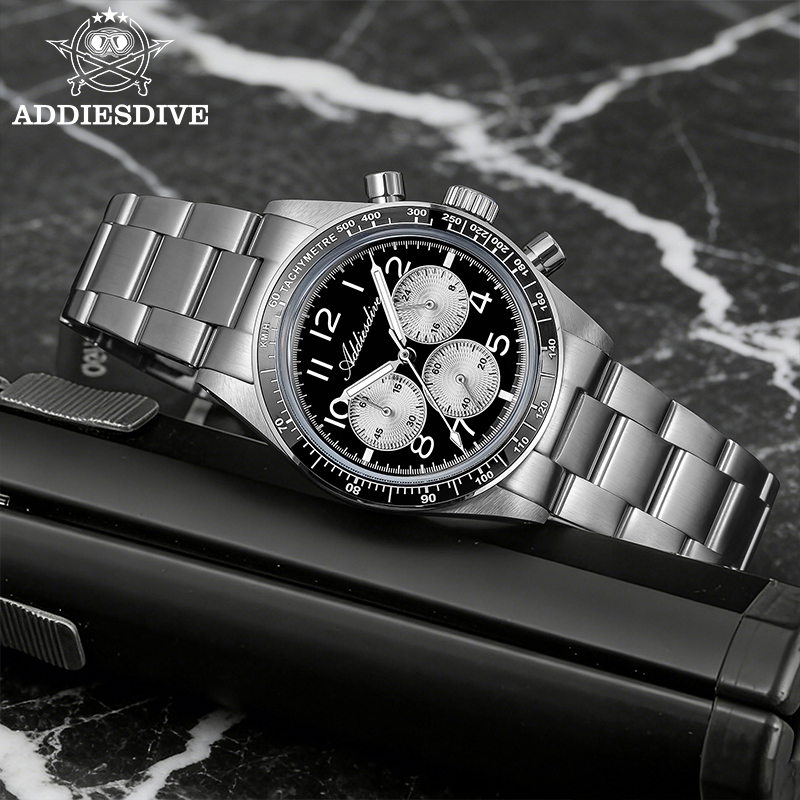ADDIESDIVE New Men Watch 0S20  - Intervalometer Timer recension och pris