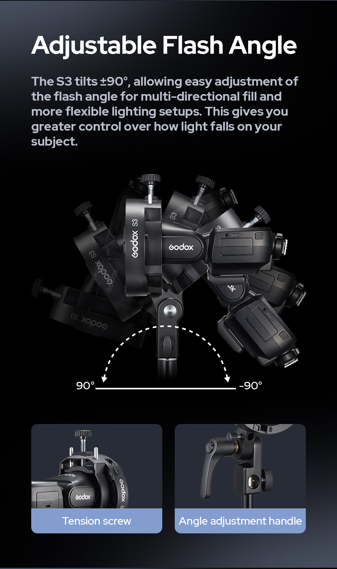 Godox S3 Bowens Mount Flash S- - Beauty Dish Softbox recension och pris