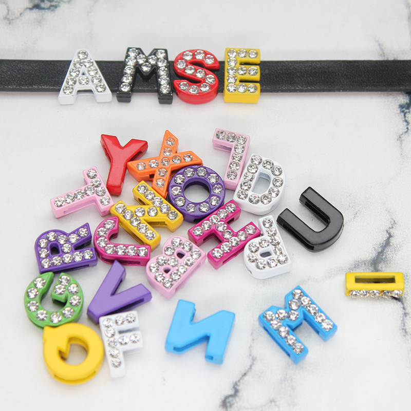 50PC/lot Hole 8MM Slide Letter - Photography Font recension och pris