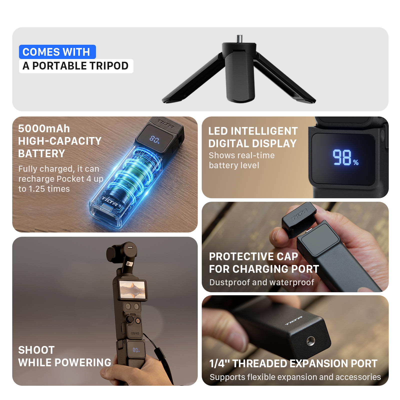TILTA Power Battery Handle For - Camera Battery Grip recension och pris