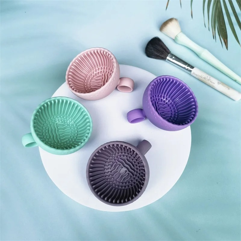 Soft Silicone Makeup Brush Cle - Beauty Dish Softbox recension och pris