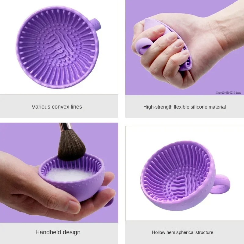 Soft Silicone Makeup Brush Cle - Beauty Dish Softbox recension och pris
