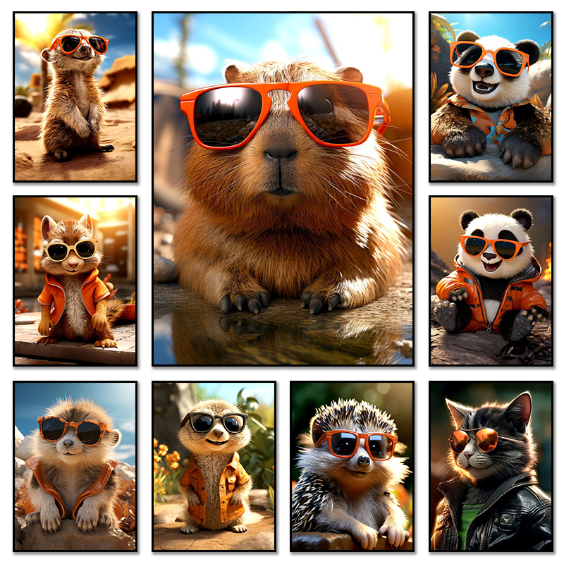 Modern Art Awesome Cute Animal - Photography Hobby recension och pris