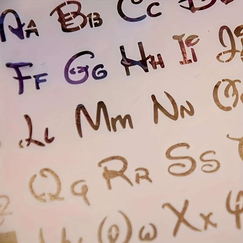 DIY Craft Alphabet Letter Sten - Photography Font recension och pris