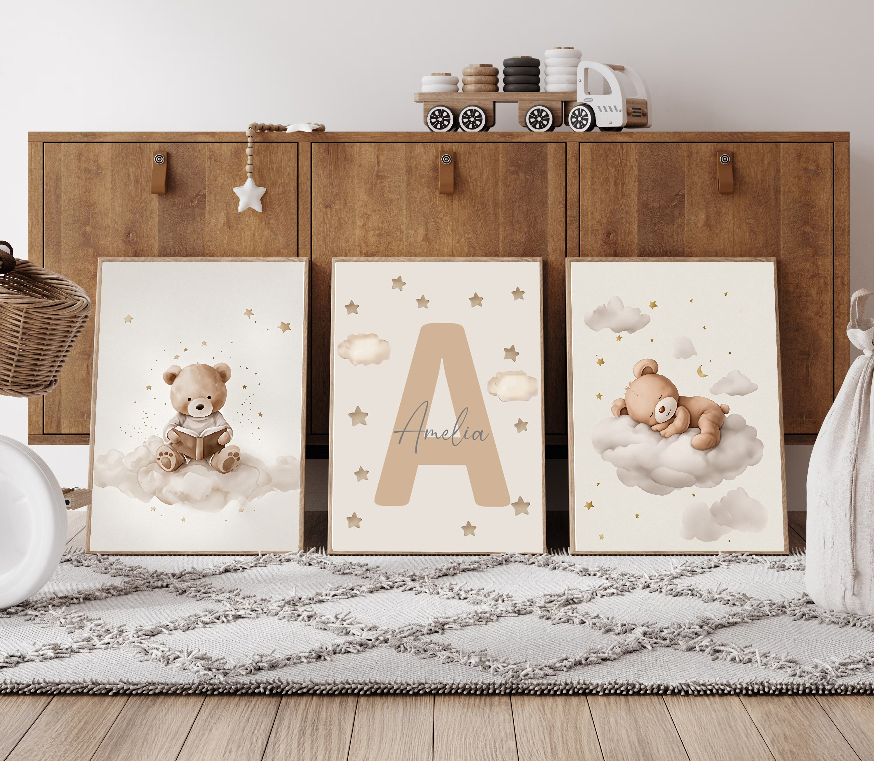 3pcs/set Bohemian Teddy Bear A - Photography Course recension och pris