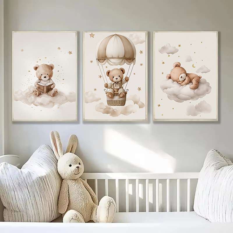 3pcs/set Bohemian Teddy Bear A - Photography Course recension och pris