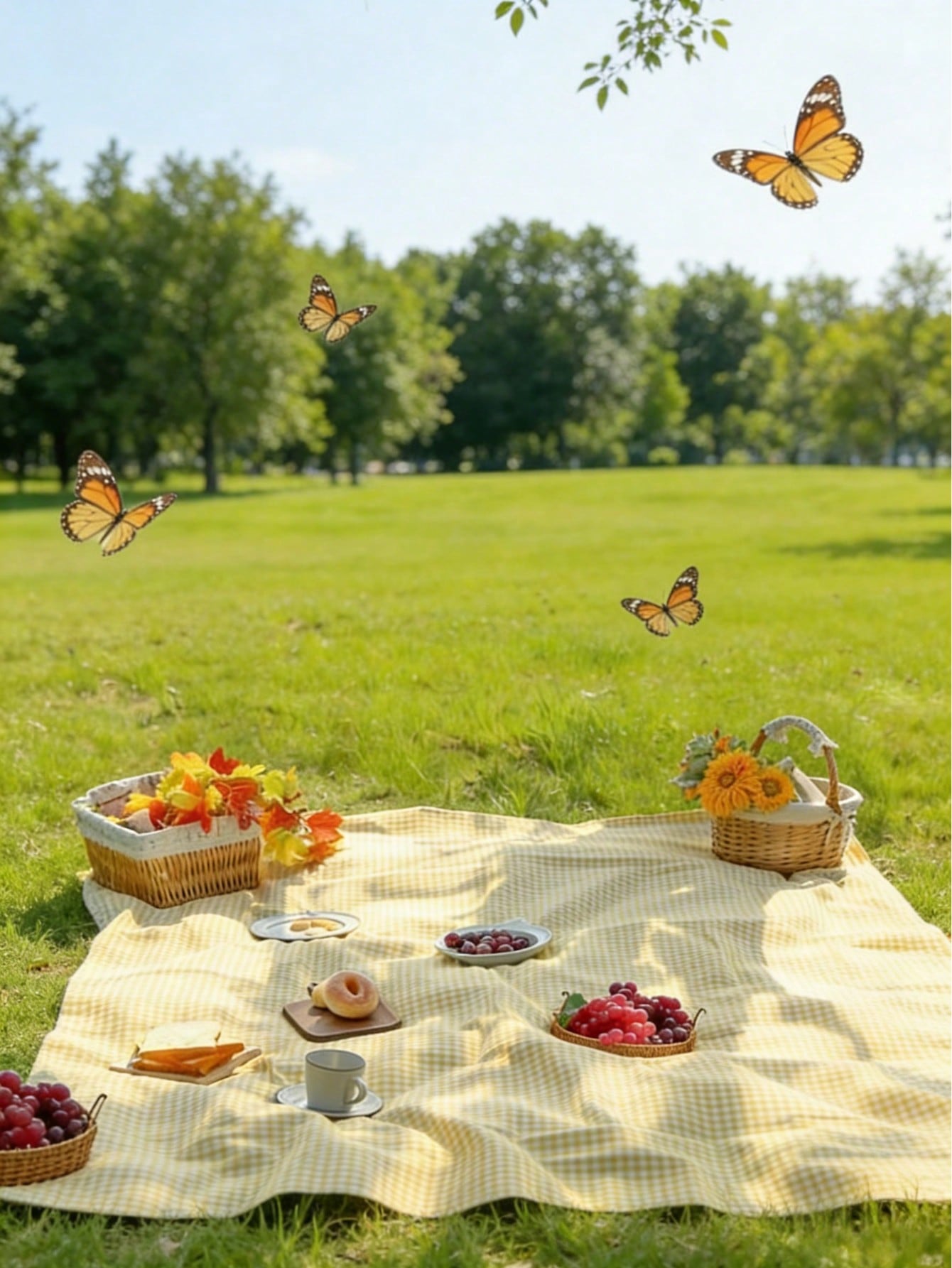 1pc Charming Yellow & White Ch - Photography Yellow recension och pris